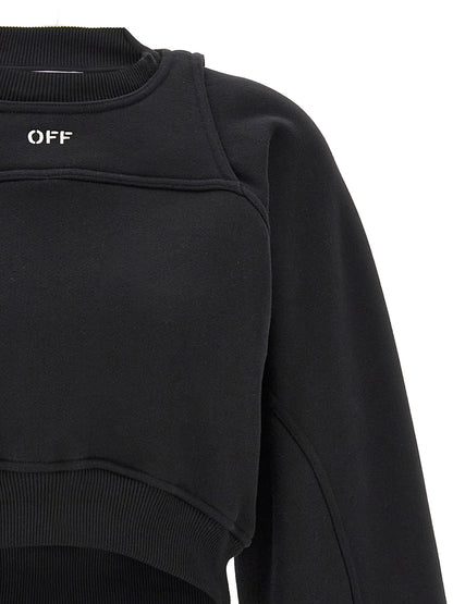 Bicolor Cotton Sweatshirt