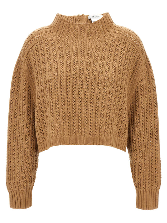 Beige Wool Cardigan