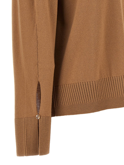 Beige Wool Cardigan
