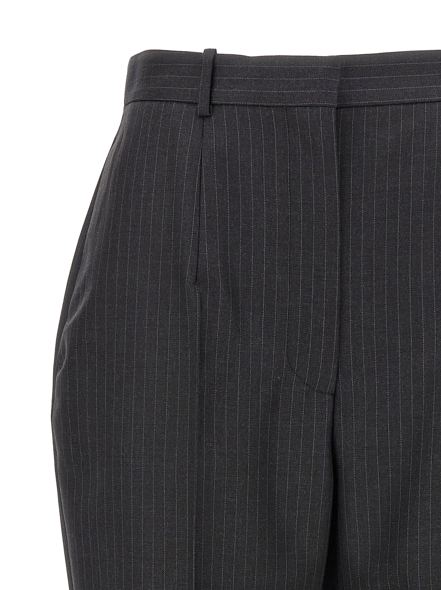 Gray Wool Dress Pants