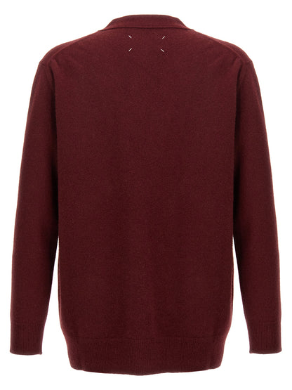 Bordeaux Wool Cardigan