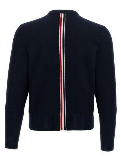 Blue Virgin Wool Cardigan