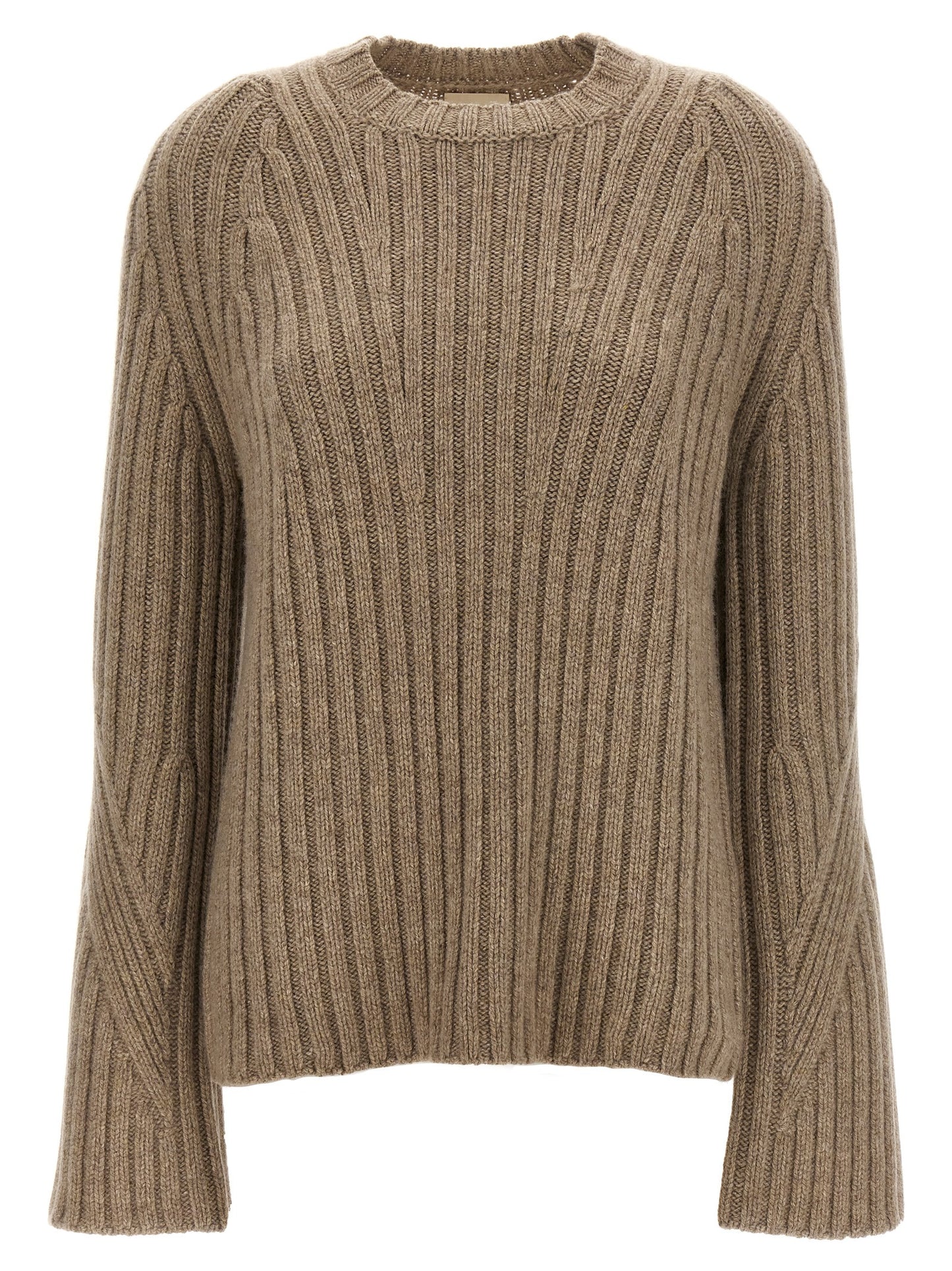Beige Cashmere Cardigan