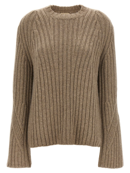 Beige Cashmere Cardigan