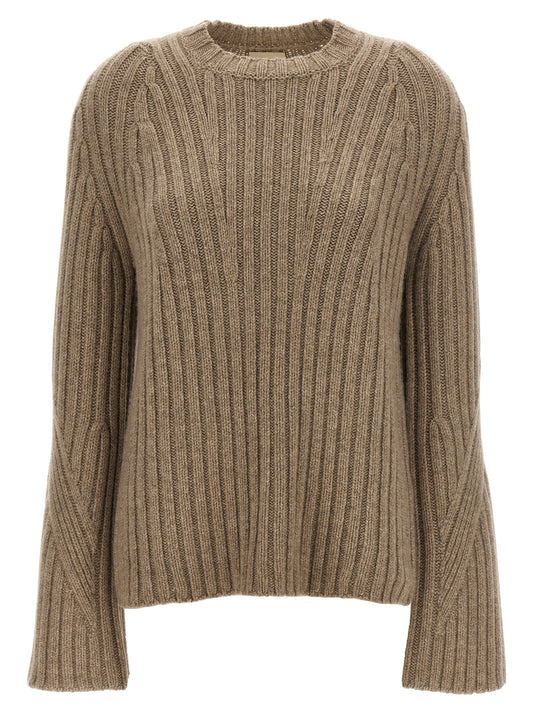 Beige Cashmere Cardigan