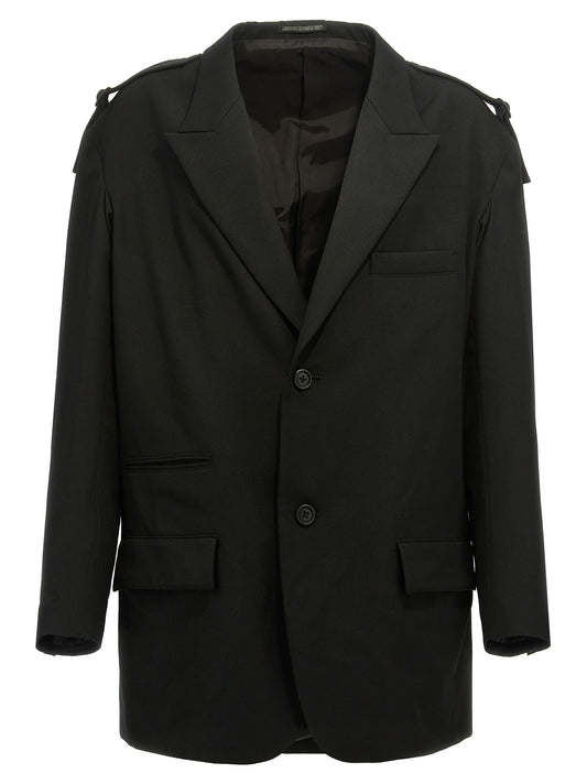 Black Wool Blazer