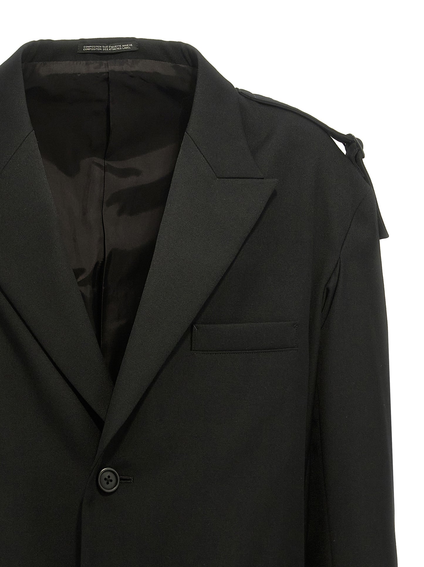 Black Wool Blazer