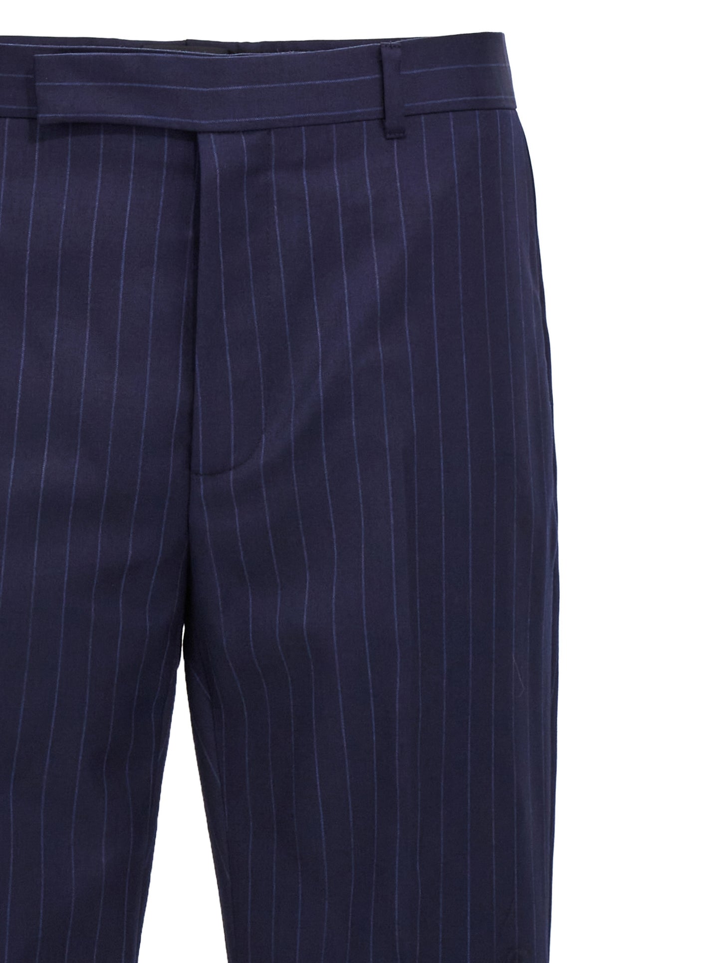 Blue Wool Dress Pants
