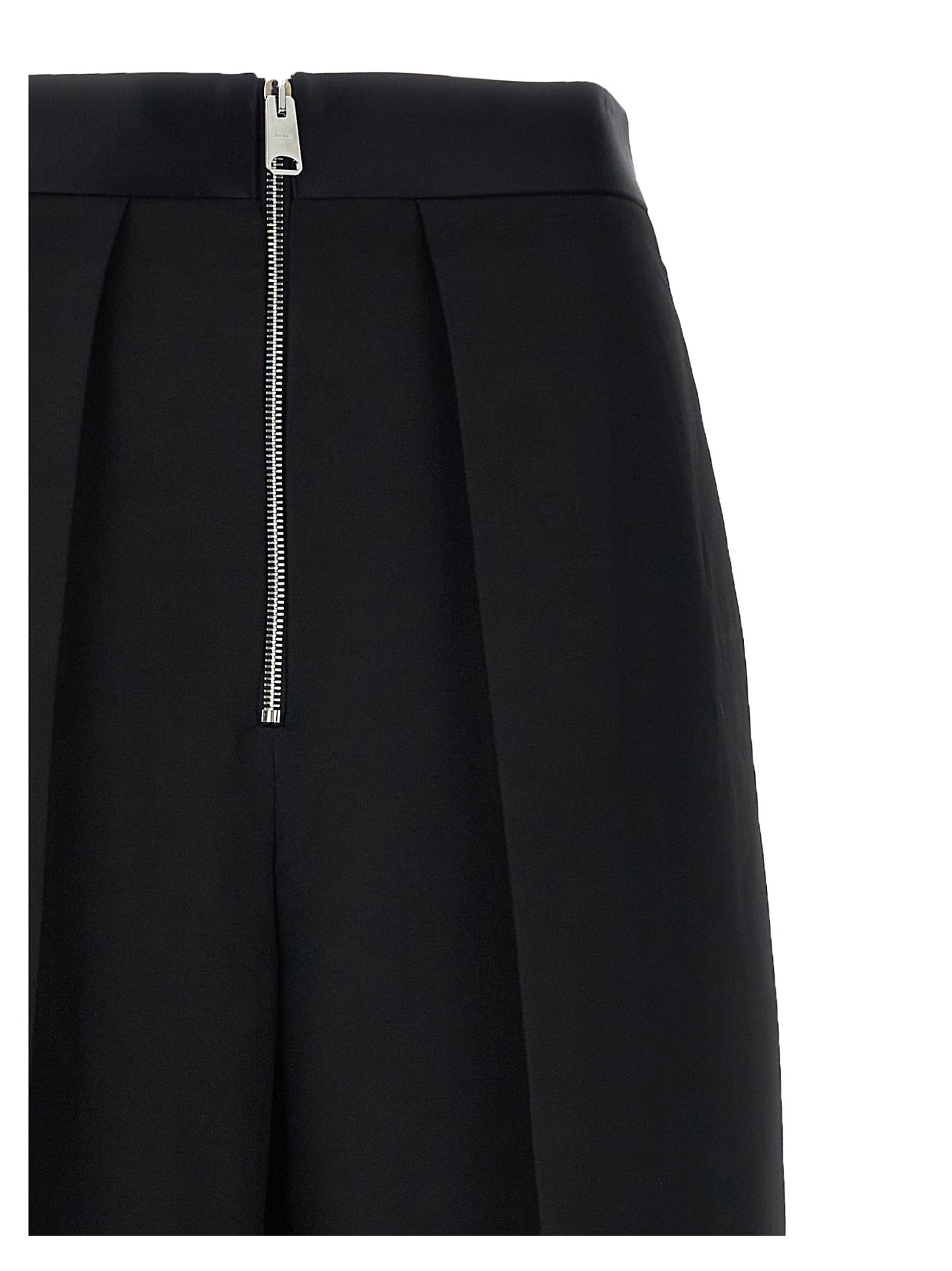 Black Viscose Casual Pants
