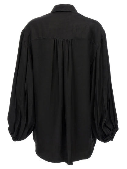 Black Cupro Blouse