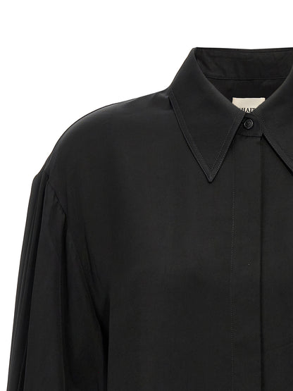 Black Cupro Blouse