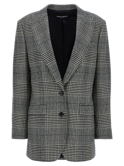 Bicolor Wool Blazer