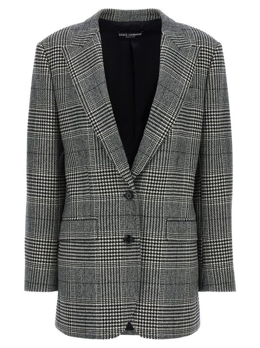 Bicolor Wool Blazer
