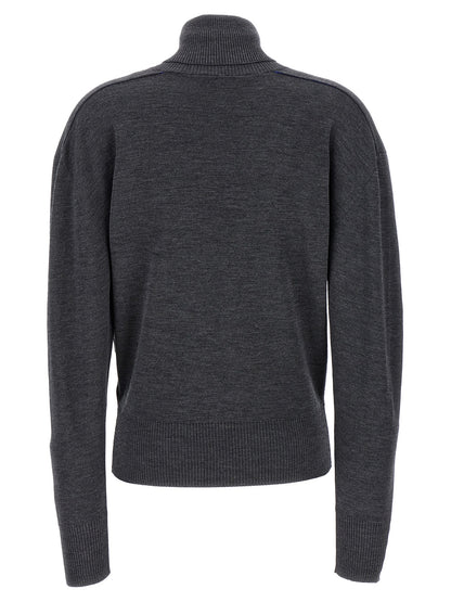 Gray Wool Cardigan