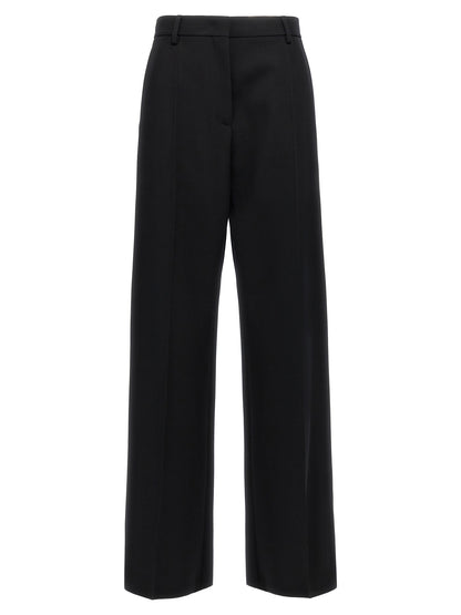 Black Virgin Wool Dress Pants