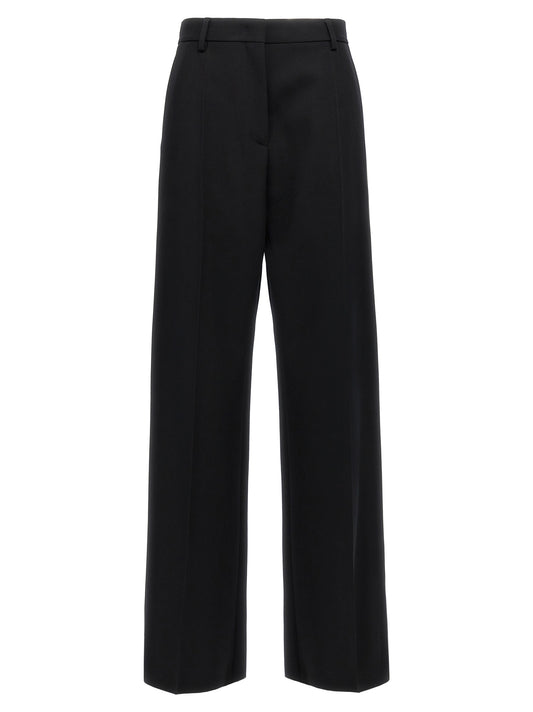 Black Virgin Wool Dress Pants