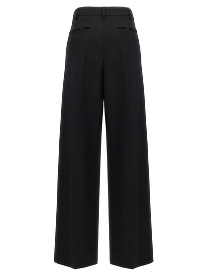 Black Virgin Wool Dress Pants