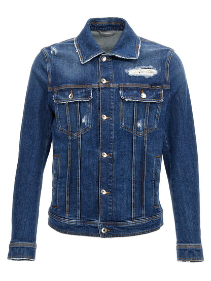 Blue Cotton Denim Jacket