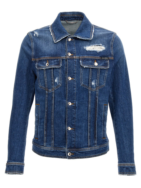 Blue Cotton Denim Jacket