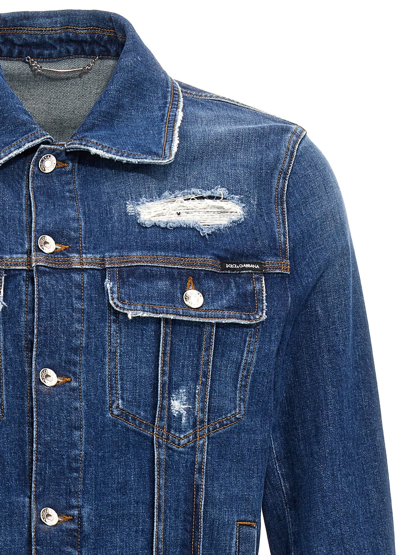 Blue Cotton Denim Jacket