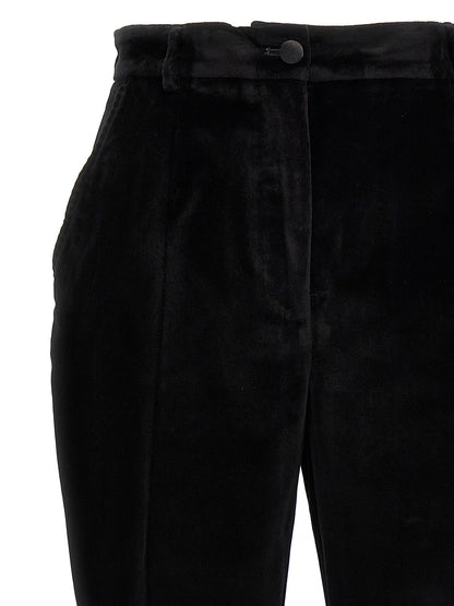 Black Cotton Dress Pants