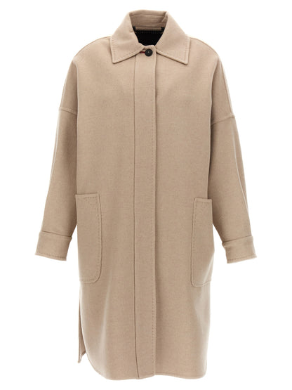 Beige Cashmere Coat