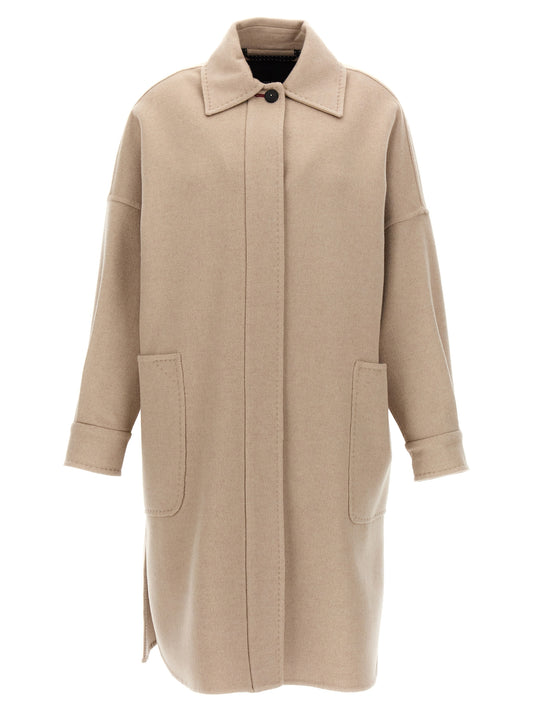 Beige Cashmere Coat