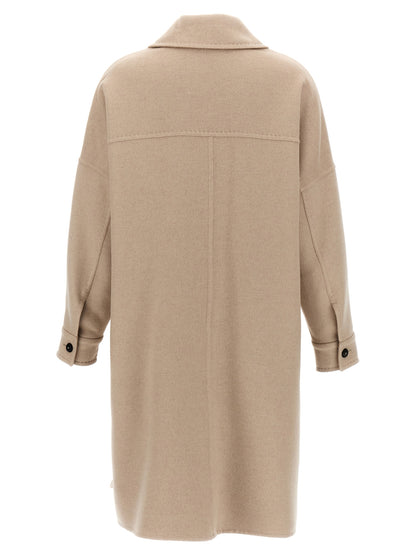 Beige Cashmere Coat