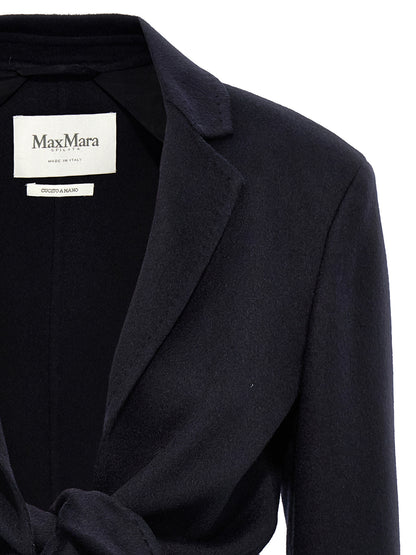 Blue Wool Full-Length Jacket