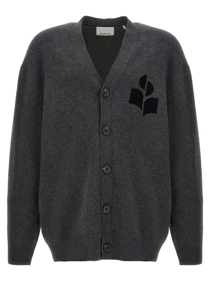 Gray Cotton Cardigan
