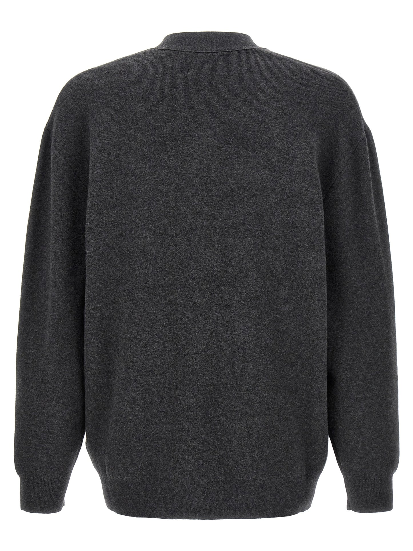 Gray Cotton Cardigan