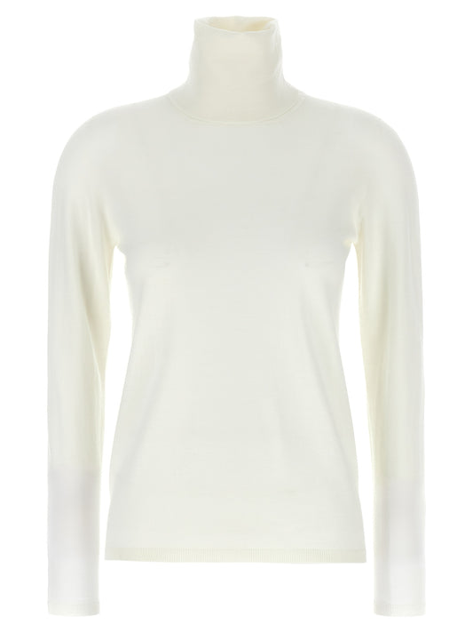 White Virgin Wool Cardigan