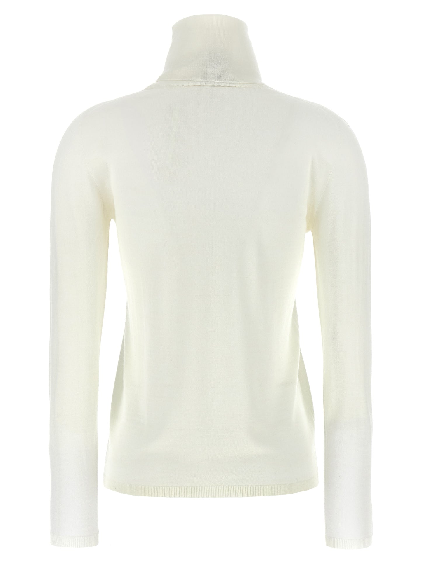White Virgin Wool Cardigan