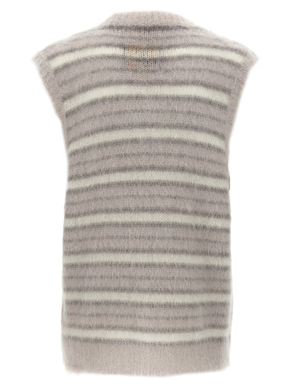 Gray Mohair Sweatshirt