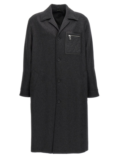 Gray Cashmere Coat