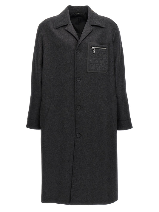 Gray Cashmere Coat