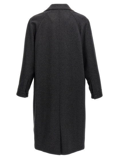 Gray Cashmere Coat