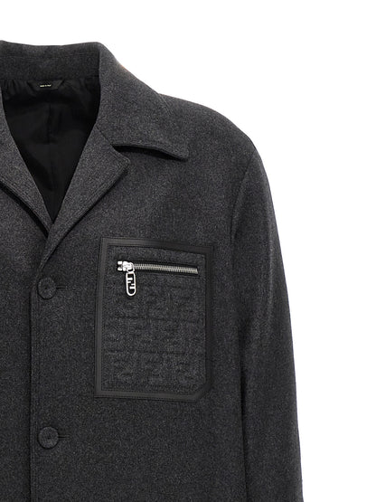 Gray Cashmere Coat