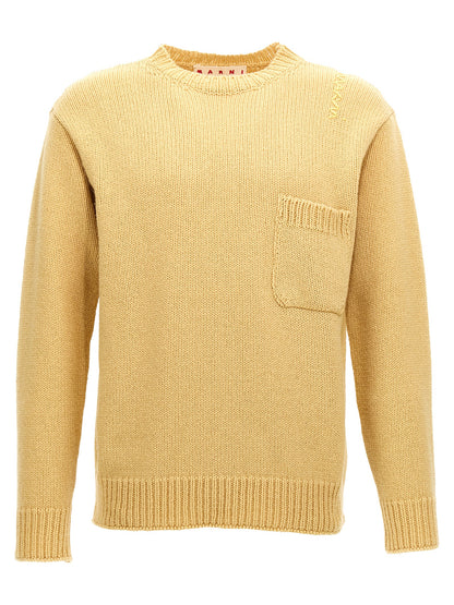 Bicolor Wool Cardigan