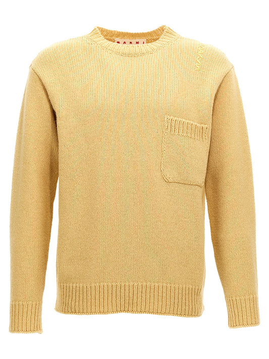 Bicolor Wool Cardigan