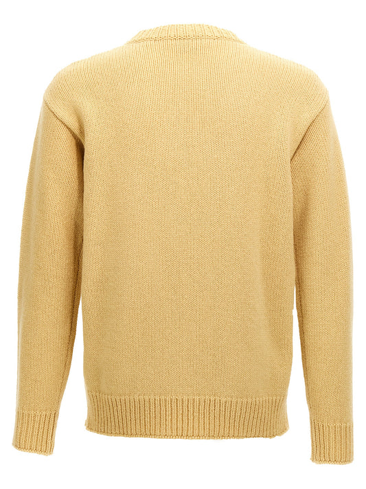 Bicolor Wool Cardigan