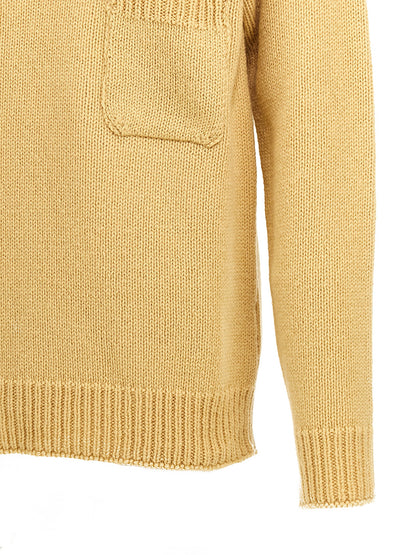 Bicolor Wool Cardigan