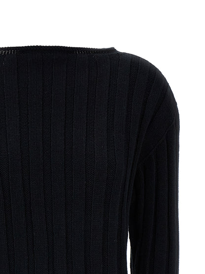 Bicolor Cotton Cardigan