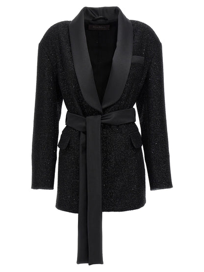 Black Viscose Blazer