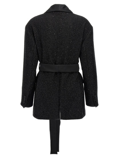 Black Viscose Blazer