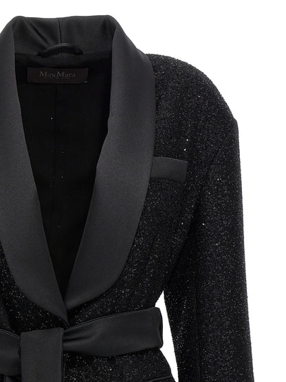Black Viscose Blazer