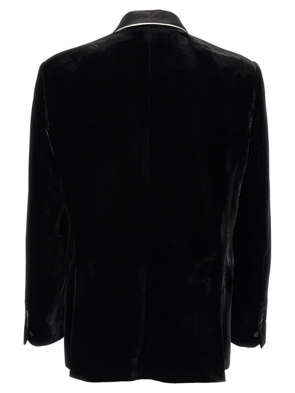 Black Viscose Blazer