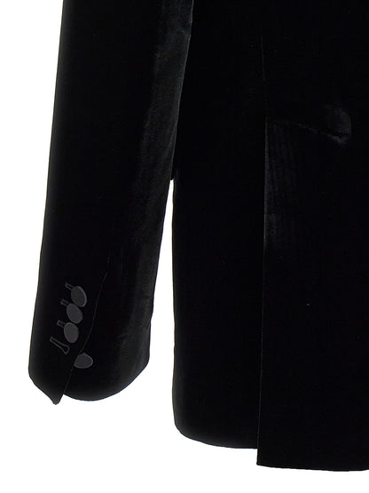 Black Viscose Blazer