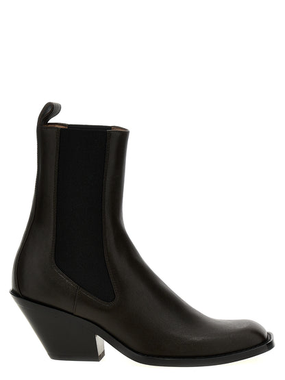 Brown Calfskin Chelsea Boots