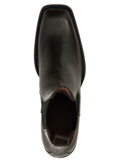 Brown Calfskin Chelsea Boots